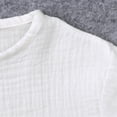 thumbnail image 4 of Kcodviy Tout-Petit Enfants Bébé Garçon Ensemble Chemise Bébé Garçon Fille Uni Chandail Court 5T Tenues d'Automne Garçons Manche Chandail T-Shirt Garçon Automne Col Rond Hauts Shorts Ensemble Survêtement Junior Vêtements, 4 of 4