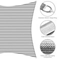 thumbnail image 4 of Yescom 16x16 Ft 97% UV Block Square Sun Shade Sail HDPE Canopy Patio Park Backyard, 4 of 10