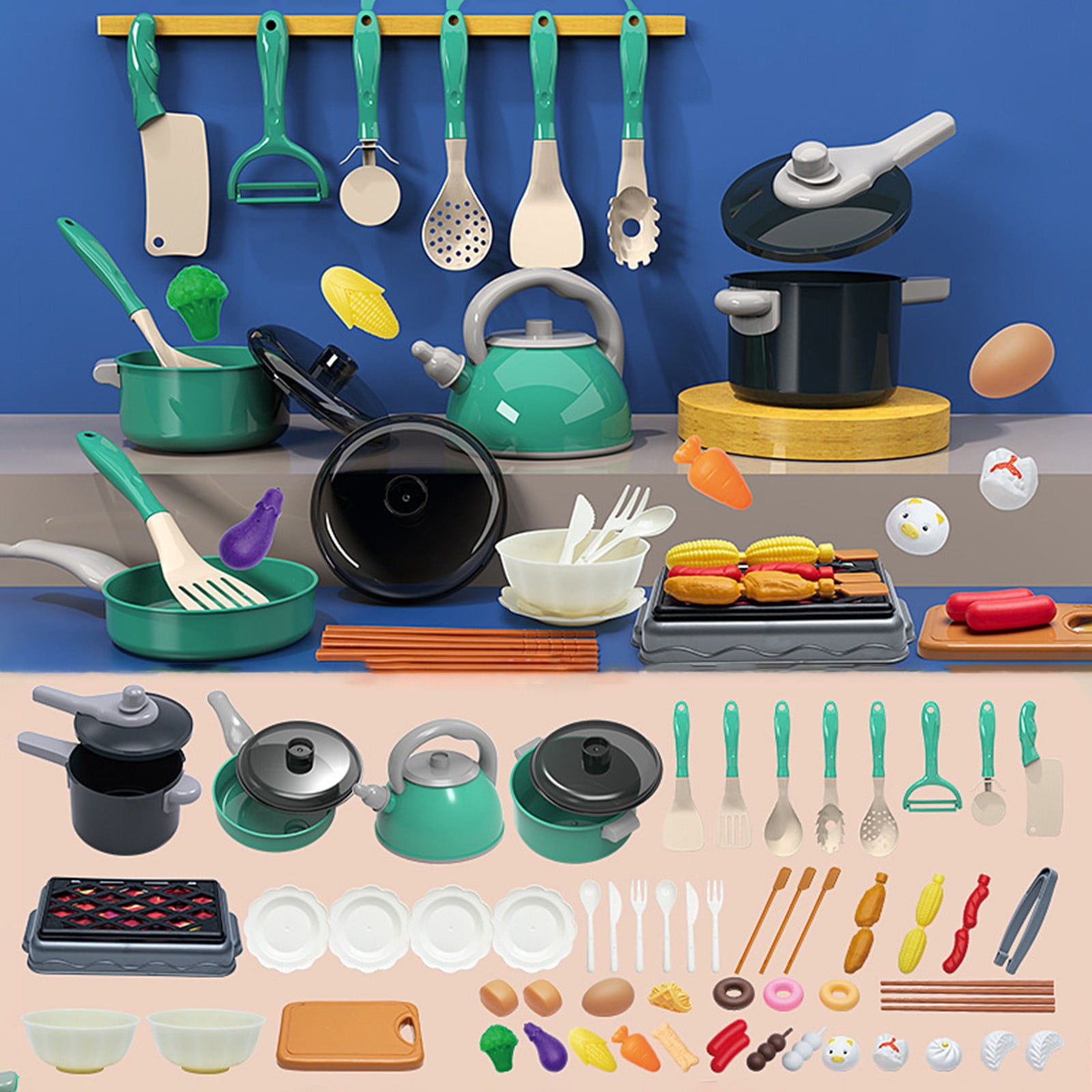 Clearance! JMYHOAM Children's Play Kitchen Toy Set