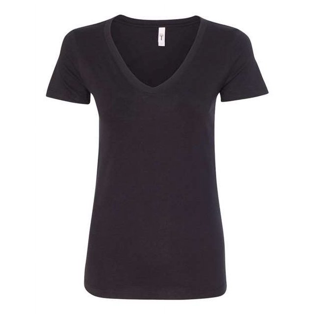 Next Level Womens Ideal V, S, Black