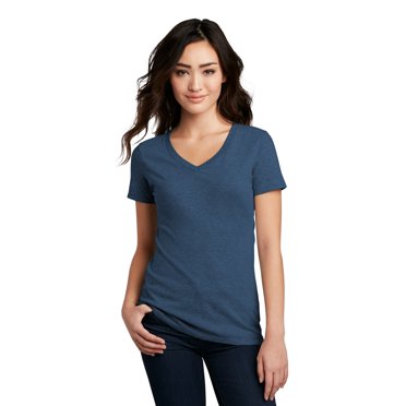 District Women's Perfect Blend VNeck T-Shirt - DM1190L