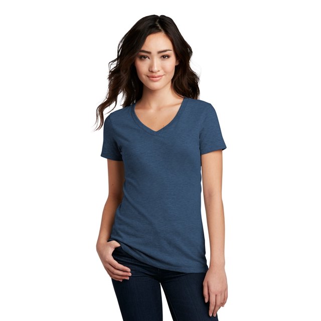 District Women's Perfect Blend VNeck T-Shirt - DM1190L