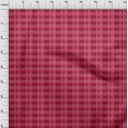thumbnail image 3 of oneOone Cotton Flex Red Fabric Madras Check Craft Projects Decor Fabric Printed By The Yard 40 Inch Wide, 3 of 4
