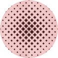 thumbnail image 1 of Ahgly Company Machine Washable Indoor Square Transitional Pink Bubble Gum Pink Area Rugs, 3' Square, 1 of 7