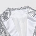 thumbnail image 2 of Birdeem Mens Color Matching Sequin Suit, One Button Dress, Performance Suit, Long Sleeved Lapel Collar Suit Jacket Coat Blazer, 2 of 7