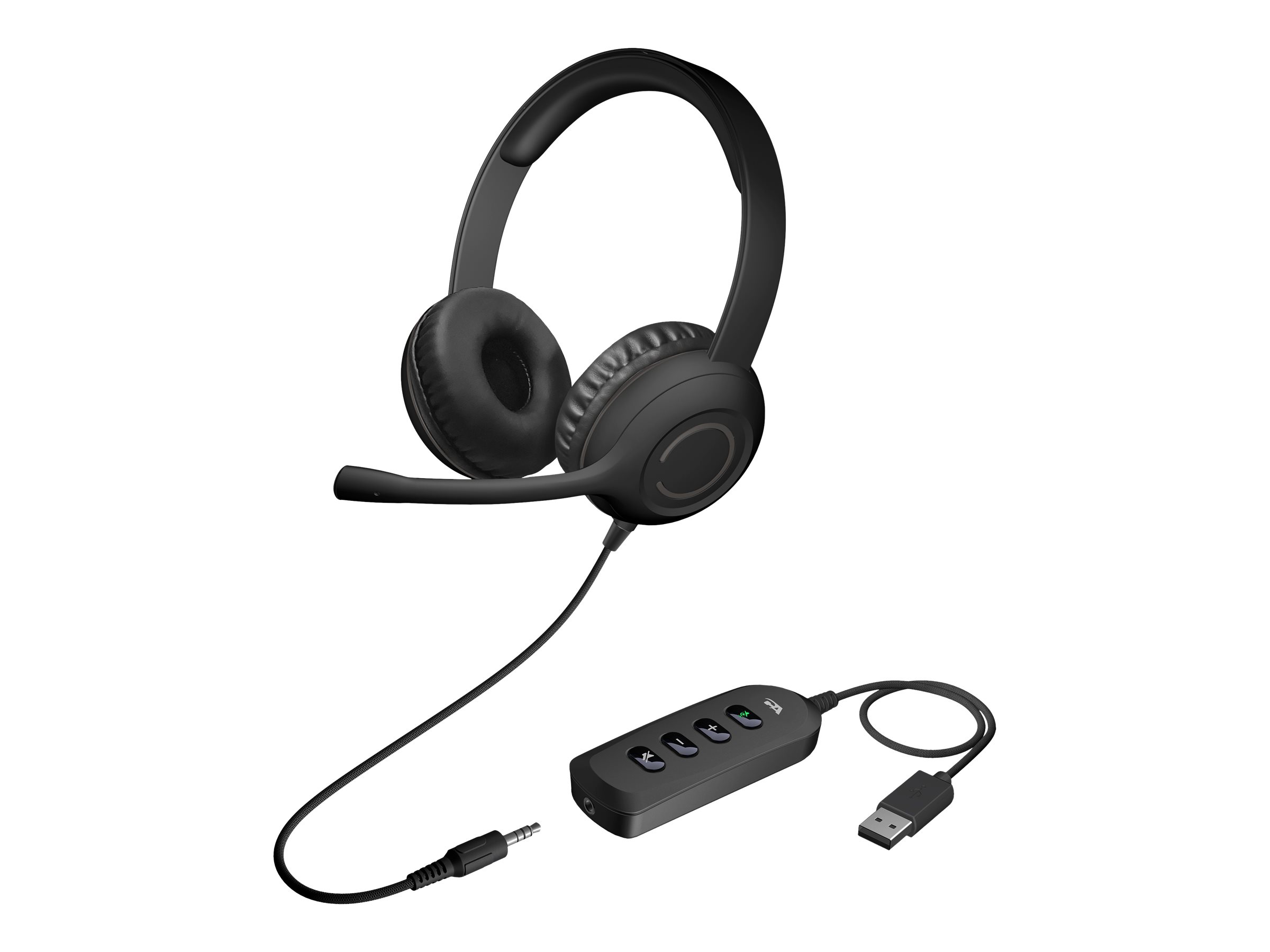 Cyber Acoustics 5812 AC - Casque - Taille Complète - Filaire - USB, Prise 3,5 mm