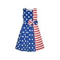 thumbnail image 1 of Girls Dress American Flag National Day Party Dress 10 Years, 1 of 7