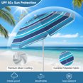 thumbnail image 4 of Gymax Parasol de Plage Portable pour Patio de 6,5 Pi, Ajustable, 4 of 9