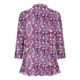 thumbnail image 3 of Pisexur Womens Jacket Open Front Cardigans Plus Size Jackets Coats Fall Jackets Women's Non Positioning Printed Fashionable Loose Lace Cardigan Top, 3 of 4