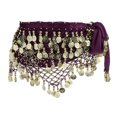 thumbnail image 3 of ziyahi Belly Dance Waist Chain Dark Purple, 3 of 9