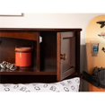 thumbnail image 3 of AFI Newport Full Solid Wood Platform Bookcase Bed in Walnut, 3 of 8
