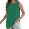 thumbnail image 4 of Timegard Camisole pour Femme à Oeillets, Col Ras du Cou, Sans Manches, Respirante, Confortable, Coupe Ajustée, Décontractée, T-Shirt Uni, 4 of 7
