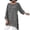 Grey, variant on Womens T Shirts Tops Plus Size Long Sleeve Irregular Hem Baggy Ladies Summer Tunic Fall Clothes for Women Tees Blouses Pink Size 3XL
