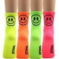 thumbnail image 1 of LAICAIW Women Crew Ankle Neon Socks Vivid 5 Color For Teen 4~5 pairs, 1 of 7