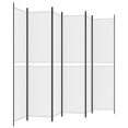 thumbnail image 3 of vidaXL 6-Panel Room Divider White 300x220 cm Fabric, 3 of 5