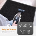 thumbnail image 3 of KOLOKO Outdoor Mat Non Slip Doormat 4'x5' Front Door Mat Outside Welcome Mat Dirt Trapper Commercial Indoor Floor Mat Rubber Backed Thicken Entryway Rug Low Profile Black, 3 of 5