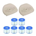 thumbnail image 1 of Intex Pure Spa Hot Tub Seat Accessory (Pair) + PureSpa Type S1 Filters (6 Count), 1 of 12