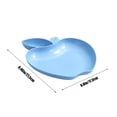 thumbnail image 3 of pstuiky Wheat Straw Plates 1-Piece Set with Vinegar Dish Creative Design for Fruit, Snacks, Dumplings Reusable & Dishwasher Safe Kitchen & Dining Tableware, 3 of 6