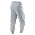 thumbnail image 4 of LIaqionyy Men's Sweatpants Cotton Comfortable Elastic Bottom Drawstring Waist Sweatpant for Men Exercise Jogger, 4 of 7