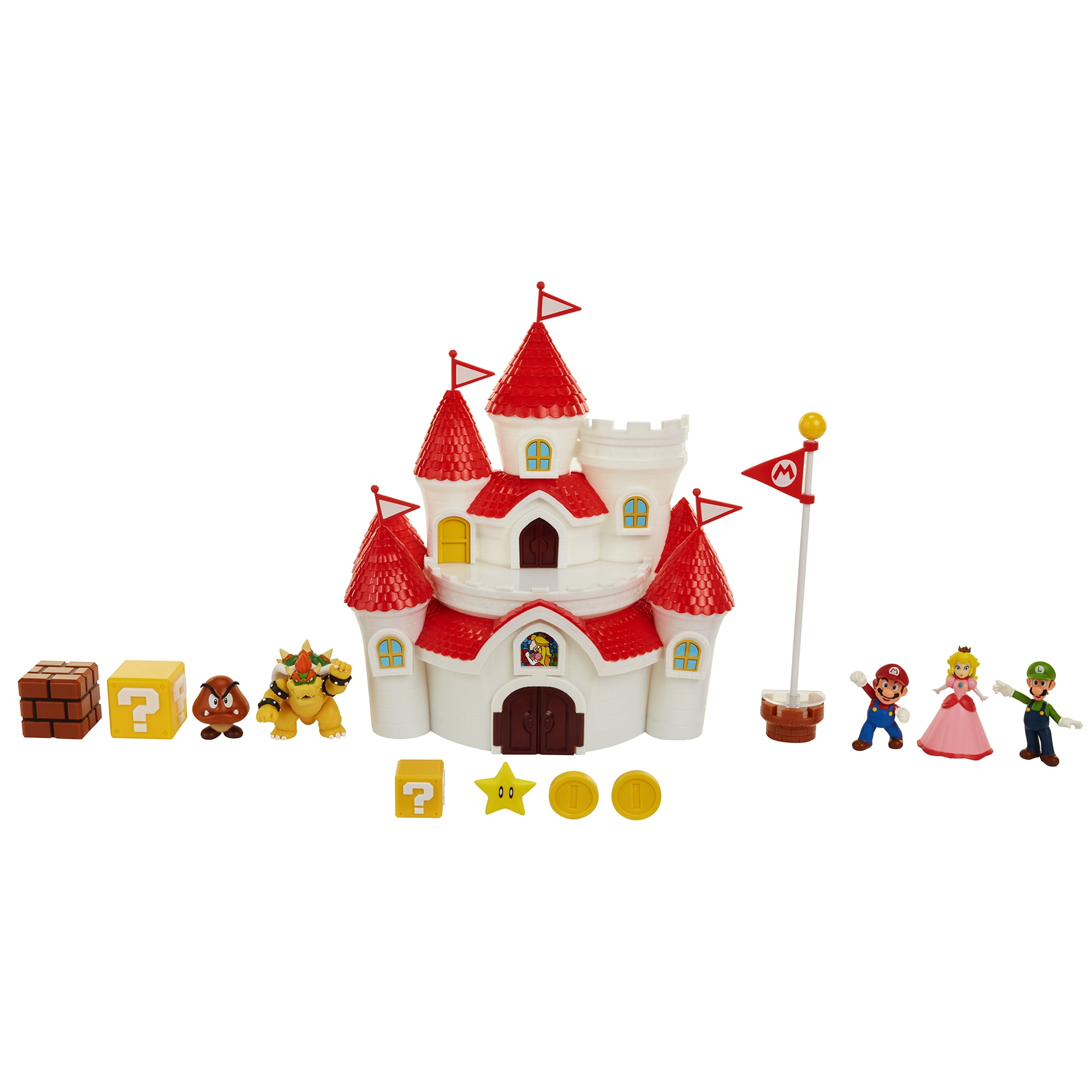 Super Mario Deluxe Mushroom Kingdom Castle Playset