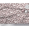 thumbnail image 2 of Soimoi Velvet Fabric Leaves & Floral Artistic Printed Fabric 1 Yard 58 Inch Wide, 2 of 4