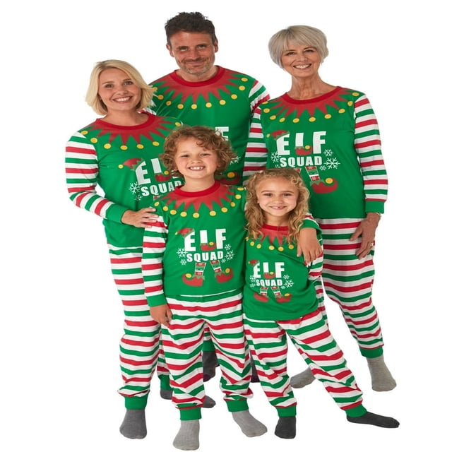 Pyjamas de Noël Assortis pour Famille Ou Couples