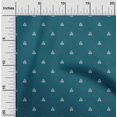 thumbnail image 2 of oneOone Rayon Teal Blue Fabric Block Sewing Material Print Fabric By The Yard 56 Inch Wide, 2 of 4