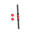 thumbnail image 1 of Wweixi Barbell Bar Portable AntiSlip Grip Threaded Handles for Exercise a rigid steel Workout Gym 51cm, 1 of 6