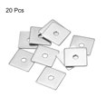 thumbnail image 3 of Uxcell Rondelle Carrée, Lot de 20, M5x30x30x2 mm, Rondelles Carrées pour Plaques en Acier Inoxydable 304, 3 of 5
