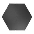 thumbnail image 4 of Kate and Laurel Rhodes Modern Hexagon Wall Mirror, 30 x 30, Natural Teak, Chic Geometric Mirror for Wall, 4 of 7