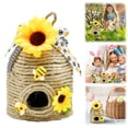 thumbnail image 2 of Bee Hive Decor Beehive Decoration 1 Pack Country Decorative Beehive Natural Beehive Theme Decoration Spring Summer Country Farmhouse Kitchen Table Tiered Tray Decorat, 2 of 5