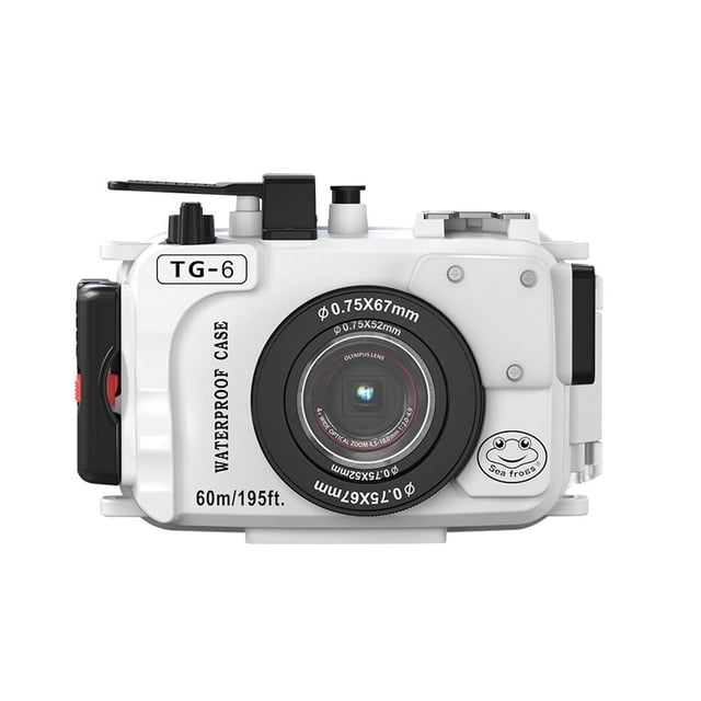 Sea frogs Waterproof Case,Waterproof Case Shell 60m/195ft Waterproof Camera Case 60m/195ft Olympus Camera Qisuo Case Ive Shell Eryue
