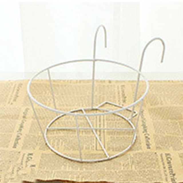 Maoww Flower pot rack balcony railing basket balcony stand railing wall mounted