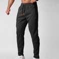 thumbnail image 1 of Ceisia Pantalon Décontracté Ample Uni pour Homme Taille Élastique à Cordon de Serrage Sport Cadeau Travail, 1 of 4