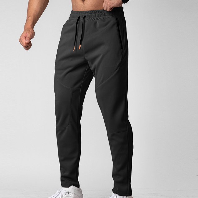 Ceisia Pantalon Décontracté Ample Uni pour Homme Taille Élastique à Cordon de Serrage Sport Cadeau Travail