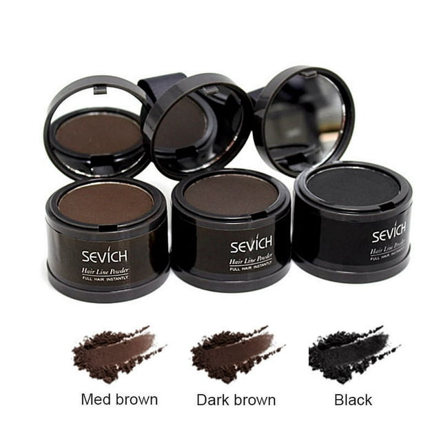 MesaSe Instantly Hair Shadow - Seviches Hair Line Powder Quick Cover Grey Hair Root Concealer with Puff Touch