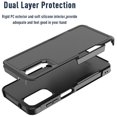 thumbnail image 3 of [PST] Samsung Galaxy A03s Hard Case, Anti-Drop Dual Layers Shockproof Heavy Duty Defender Hard Case Cover, 3 of 3