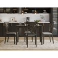 thumbnail image 1 of 5 Pieces Denwin Dining Set Table and 4 Chairs - Taupe, 1 of 5