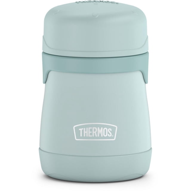 Thermos Pot Alimentaire pour Enfants en Acier Inoxydable de 7 Oz, Couleur Menthe, Doté d'Une Technologie d'Isolation sous Vide et d'Une construction durable en Acier Inoxydable, Gardant les Aliments Chauds pendant 4 Heures Ou Froids pendant 10 Heures, Sans BPA et Compatible Lave-Vaisselle, Idéal pour l'Entreposage de lunch pour Enfants.