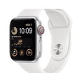 thumbnail image 3 of Apple Watch SE (2e Gén.) [GPS + Cellulaire 40 mm] Montre Intelligente avec Boîtier en Aluminium Argenté et Bracelet Sport Blanc - M/G., 3 of 5