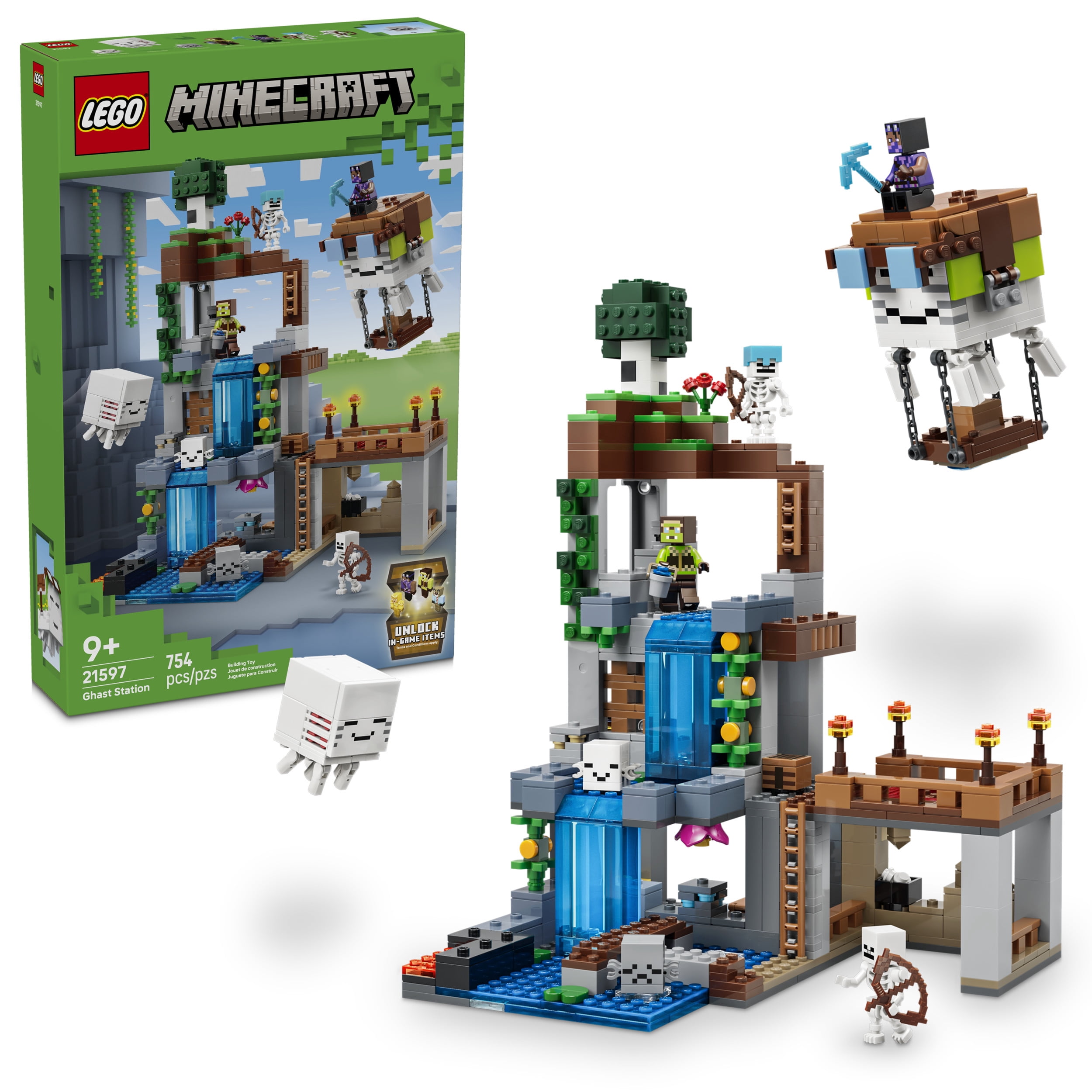 LEGO Minecraft La station des Ghasts, Jeu de rôle inspiré du jeu vidéo 21597