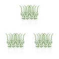 thumbnail image 4 of relayinert Lot de 12/lot Prix Bas Bouquet de Plantes Simulées à Haute Rentabilité Fil de Fer avec Plasticité Arbitraire Eucalyptus Vert 3 Pcs, 4 of 6