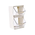 thumbnail image 2 of Tunhigl Plastic Tea Bags Divided Storage Organizers Double Layer Kitchen Cabinets Countertops Pantry Coffee Pods Seasoning Packets Condiments, 2 of 6