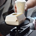 thumbnail image 4 of 1 Pce Plateau Alimentaire Pratique pour Voiture Table Alimentaire Durable pour Voiture Porte-Gobelet Utile pour Voiture, 4 of 8