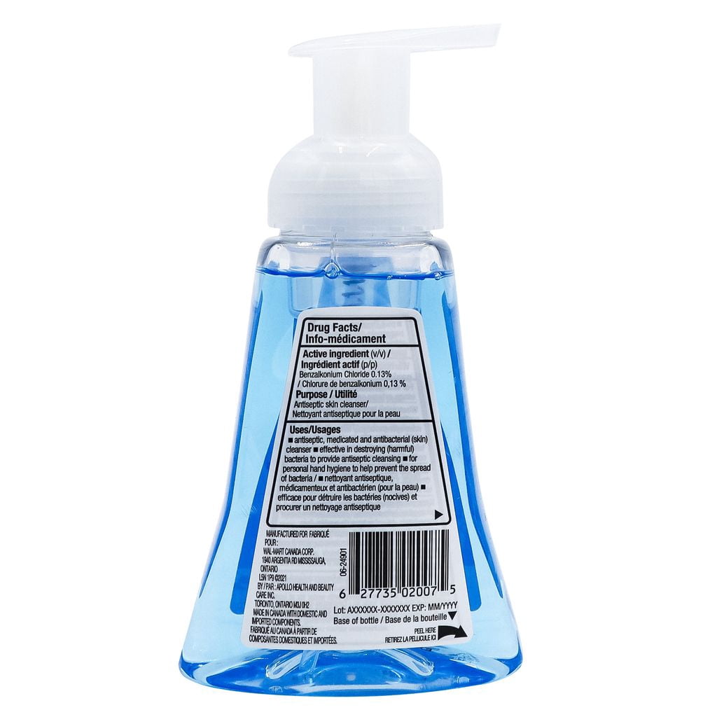 Savon moussant antibactérien pour les mains Equate Spring Showers, 221 ml