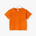thumbnail image 1 of Rbaofujie T-Shirt à Manches Courtes pour Enfants T-Shirt Doux Col Rond en Coton pour Garçons et Filles, 1 of 2