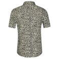 thumbnail image 4 of INSPIRE CHIC Chemise à Manches Courtes Boutonnée pour Homme d'Été Imprimée avec Poche Contrastante, 4 of 6