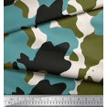 thumbnail image 3 of Soimoi Poly Georgette Fabric Two Tone With White Camouflage Print Fabric by Yard 52 Inch Wide, 3 of 3
