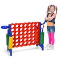 thumbnail image 1 of Gymax 2.5Ft 4-to-Score Giant Game Set Basketball Hoop Ring Game Outdoor Indoor, 1 of 9