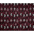 thumbnail image 4 of oneOone Polyester Lycra Fabric Ogee & Paisley Ikat Printed Craft Fabric BTY 56 Inch Wide, 4 of 4